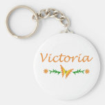 Victoria (Orange Butterfly) Key Chain