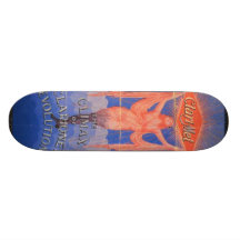 Victorian Angel Clarion Custom Skate Board