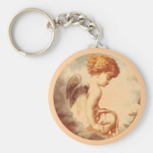 Victorian Angel Keychain