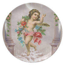 Victorian Angel Plate