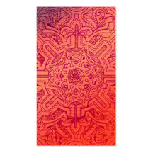 Victorian Arabesque, IDALIS - Flamingo Business Cards