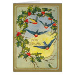 Victorian Bird Christmas Card