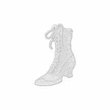 Victorian Boot Embroidered Hoody