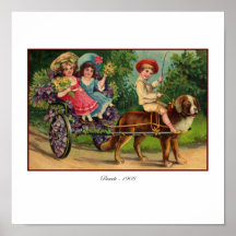 Victorian Children's Parade Poster