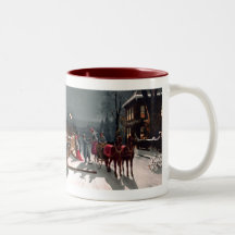 Victorian Christmas Party Mug