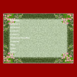 Victorian Elegance Profile Card business cards