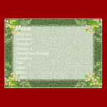 Victorian Flowers Profile Card business cards