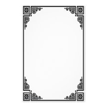 Victorian Lattice Stationary Customized Stationery