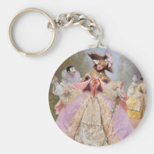 Victorian Masquerade Ball Key Chain