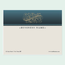 Victorian Ocean Blue Customised Postcard postcards