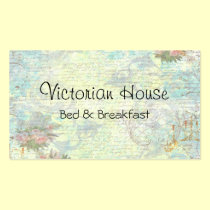 Victorian Pink Roses Business Cards business cards