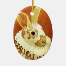 Victorian Rabbit Ornament