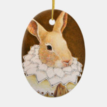 Victorian Rabbit Ornament