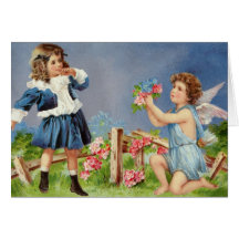 Victorian Valentines Day Card