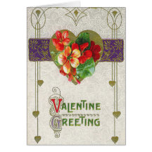 Victorian Valentines Day Card