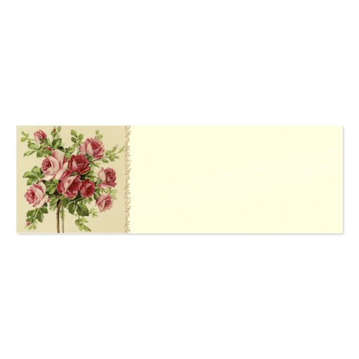 Victorian Wedding Place Setting Cards Business Card