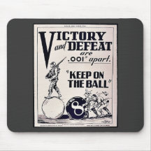Victory And Defeat Are .001 Apart Mouse Pad