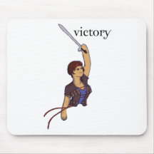 victory joan of arc with victory mousepad