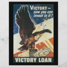 Victory Loan World War 2 Custom Flyer