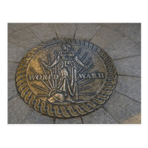 Victory plaque Postcard