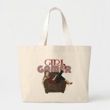 Video Game Girl Tote Bag