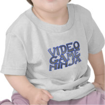 VIDEO GAME NINJA (blue) Tee Shirts