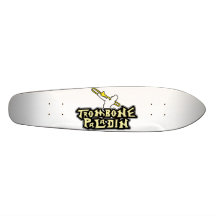video game parody trombone paladin skate deck
