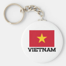 Vietnam Flag Keychain