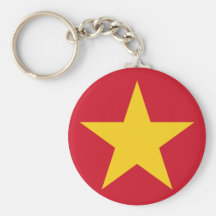 Vietnam Flag Shirt Keychain