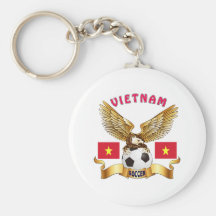 Vietnam Football Designs Key Chains
