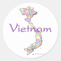 Vietnam Map Sticker