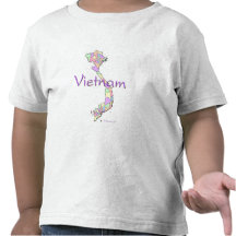 Vietnam Map T Shirts