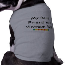 Vietnam Vet Best Friend Dog T-shirt