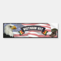 Vietnam Vet Bumper Sticker