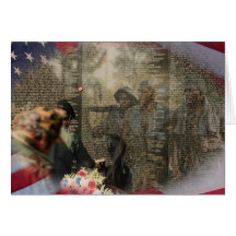Vietnam Veterans' Memorial Card