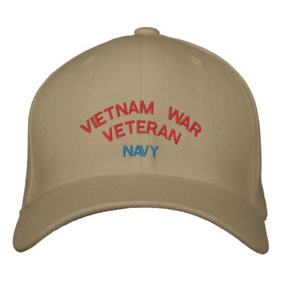 VIETNAM WAR VETERAN, NAVY EMBROIDERED BASEBALL CAPS VIETNAM WAR VETERAN, NAVY EMBROIDERED BASEBALL CAPS