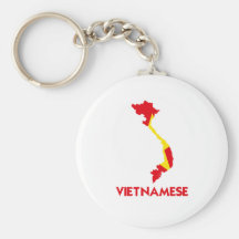 VIETNAMESE MAP KEY CHAIN