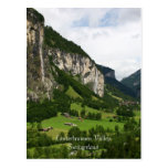 View From Trummelbach Falls, Lauterbrunnen CH Postcards