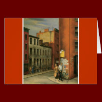 View in Chambers Street, New York City c. 1936 cards