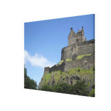 View of Edinburgh Castle, Edinburgh, Scotland, 2 Stretched Canvas Print