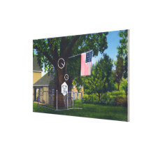 View of Historic Scythe Tree Farm Canvas Print