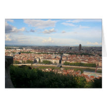 View of Lyon Greeting Card