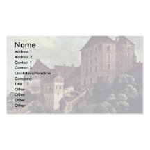 View Of Pirna Pirna From The South Side Business Card Template