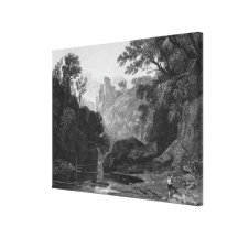 View of Roslin Castle Gallery Wrap Canvas