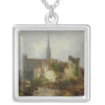 View of the Church of St. Peter, Caen, 1841 necklaces