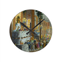 View of the Interior in one of the rooms of the Pl wall clocks