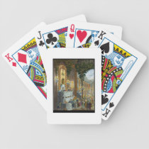 View of the Interior in one of the rooms of the Pl playing cards