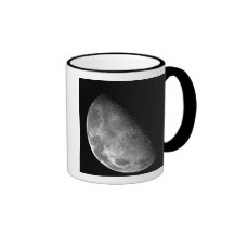 View of the Moon's north pole Coffee Mug