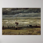 View of the Sea at Scheveningen Print