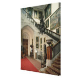 View of the Staircase Hall, 1812-15 Stretched Canvas Print
